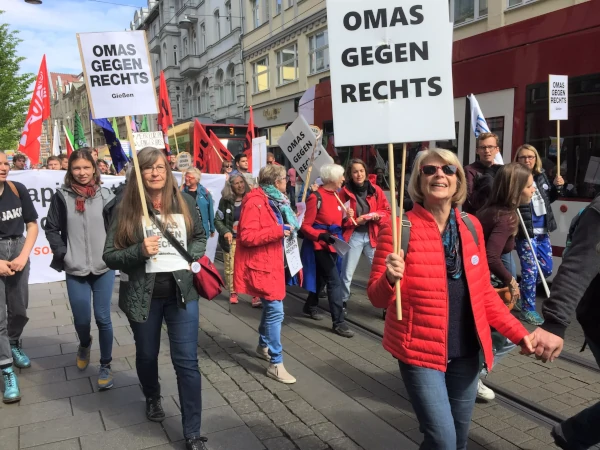 1. Mai Demonstration in Erfurt