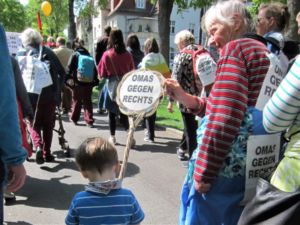 1. Mai Demonstration in Erfurt