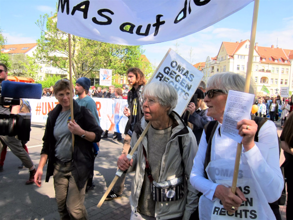 1. Mai Demonstration in Erfurt