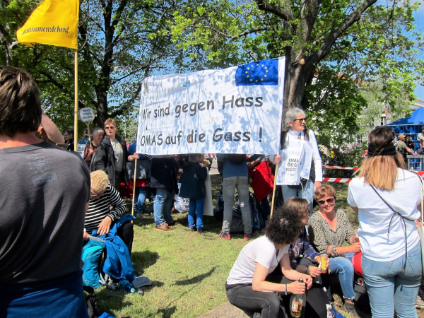 1. Mai Demonstration in Erfurt