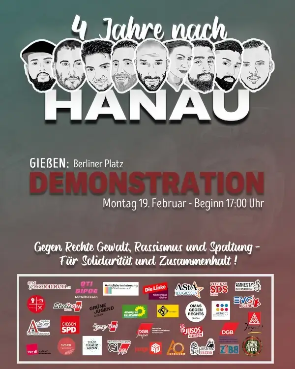 Hanau-Gedenken in Gießen