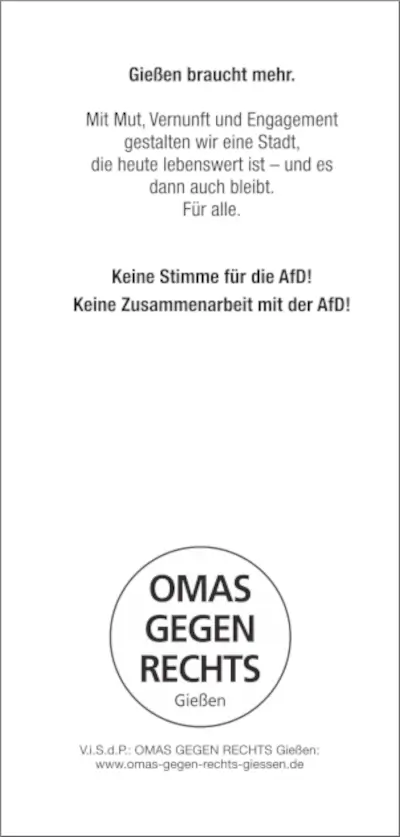 Flyer Wahlkampf 6